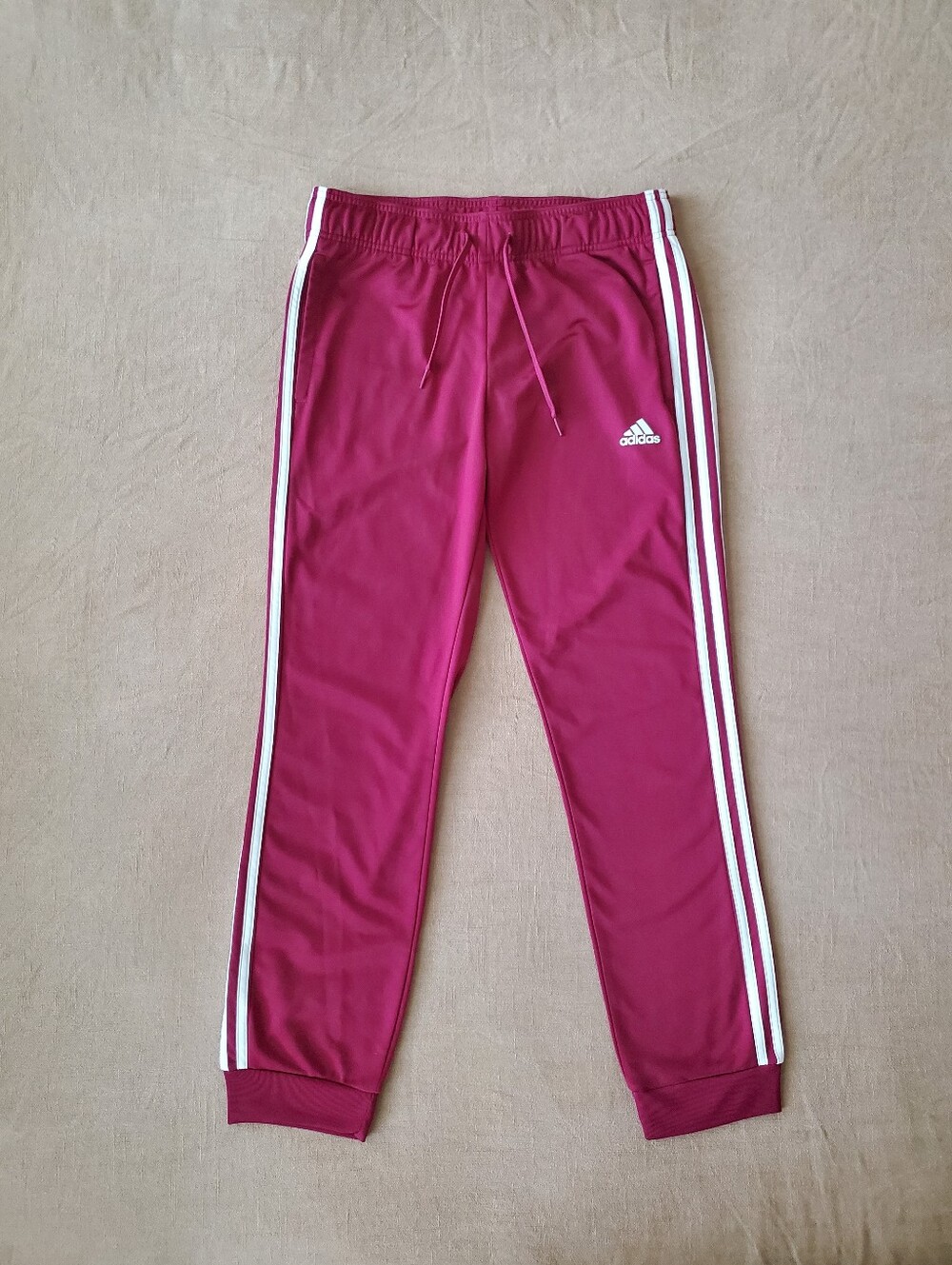 Adidas Women's Warm Up 3 Stripes Tricot Joggers M
